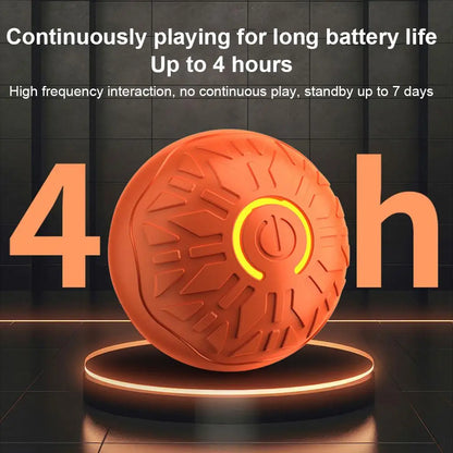 Smart Dog Toy Ball Automatic Moving Bouncing Electronic Interactive Pet Toy Multi Functional High-Tech Intelligent Pet Toys